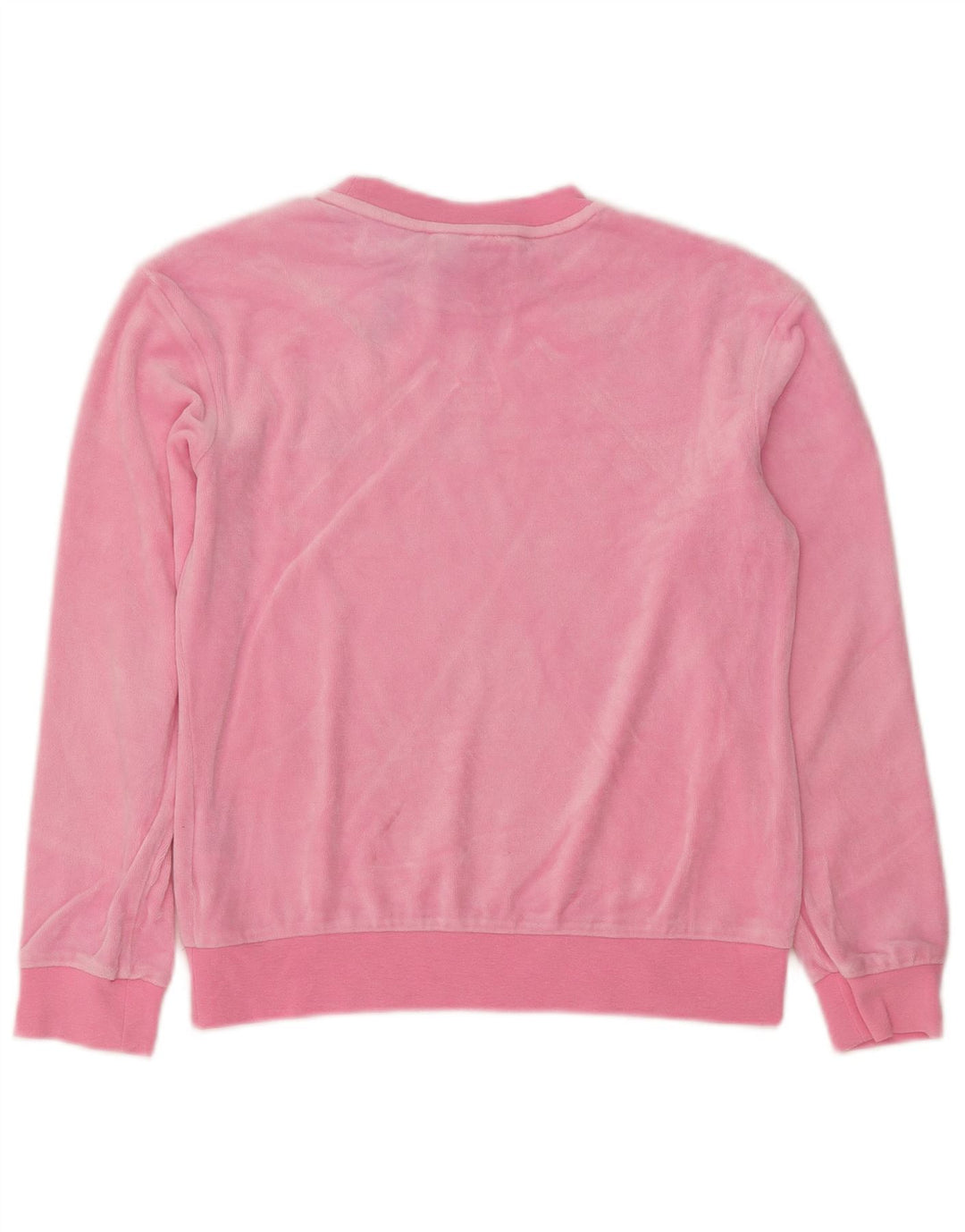 ADIDAS Girls Sweatshirt Jumper 9-10 Years Pink Cotton