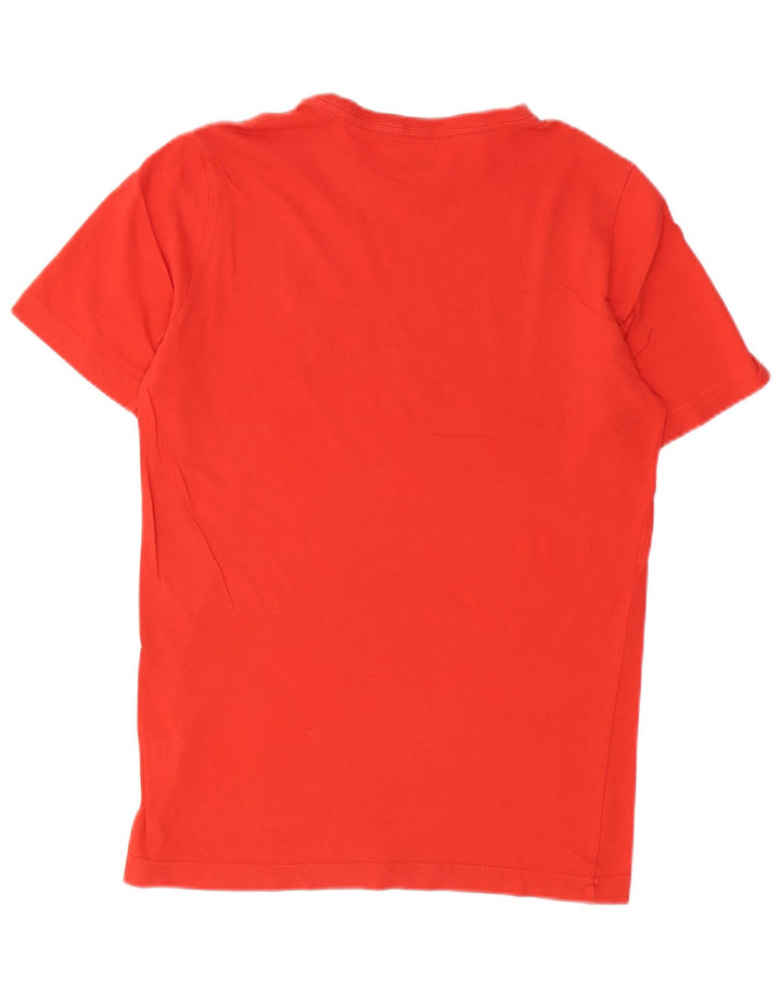 PUMA Mens Graphic T-Shirt Top Small Red Cotton
