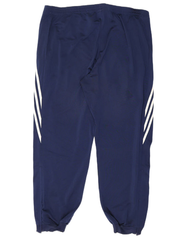 Adidas Mens Tracksuit Trousers Joggers 2XL  Navy Blue Polyester