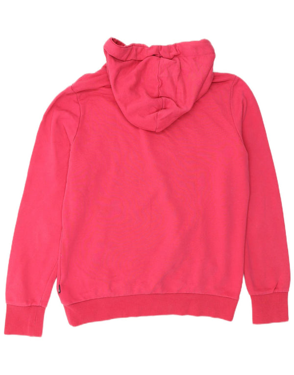 Superdry Womens Graphic Hoodie Jumper UK 14 Large Pink Cotton