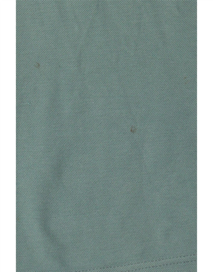 Diadora Mens Polo Shirt IT 52 Large Blue Cotton