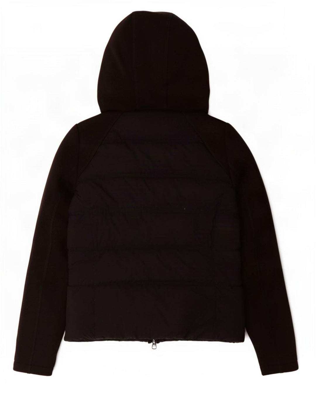 PEUTEREY Womens Hooded Padded Jacket IT 40 Small Black Polyamide