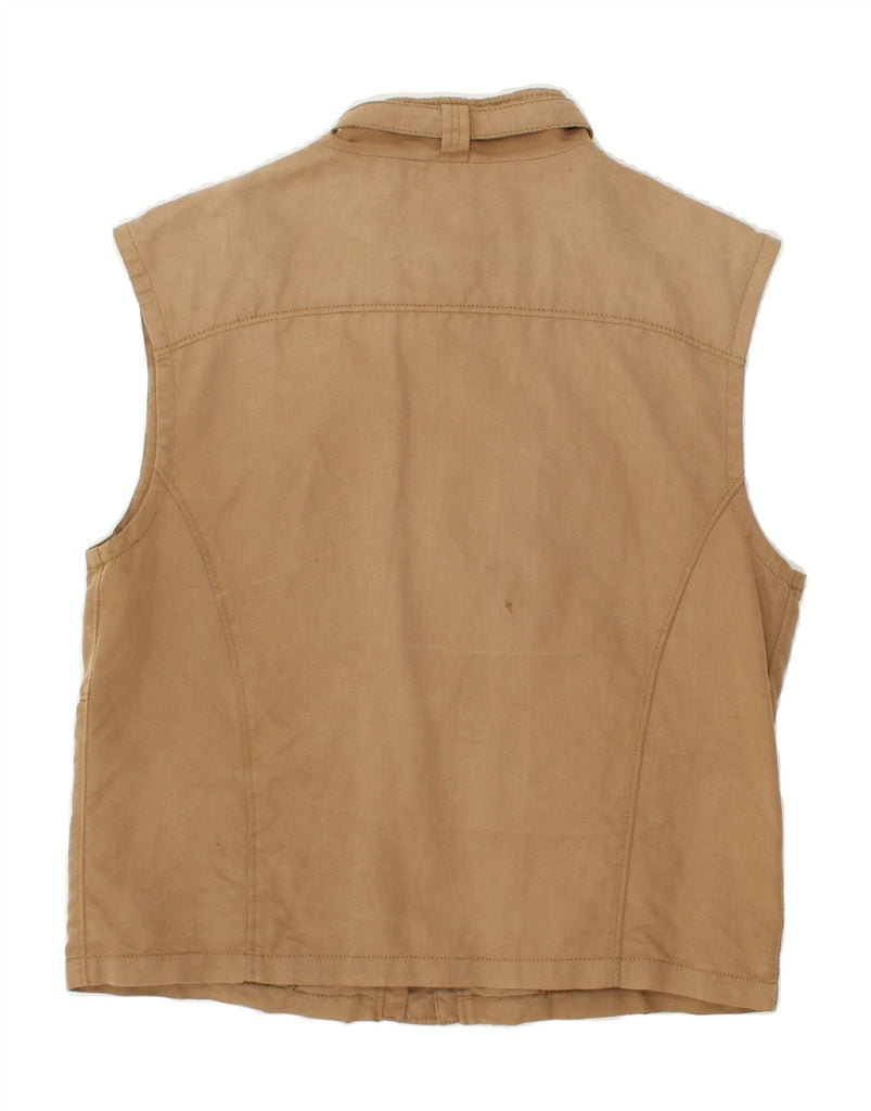 FAY Mens Utility Gilet UK 36 Small Brown | Vintage Fay | Thrift | Second-Hand Fay | Used Clothing | Messina Hembry 