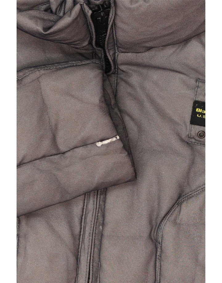 Blauer Womens Padded Jacket UK 6 XS Grey