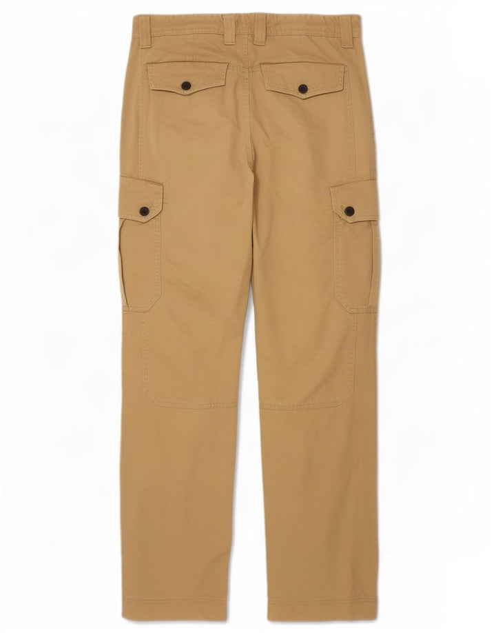 Timberland Mens Cargo Trousers W32 L33 Khaki Cotton