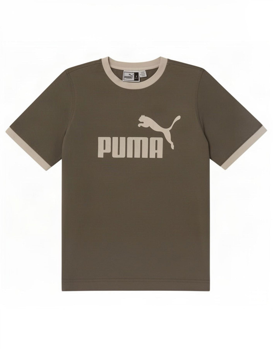 Puma Mens Graphic T-Shirt Top Small Grey