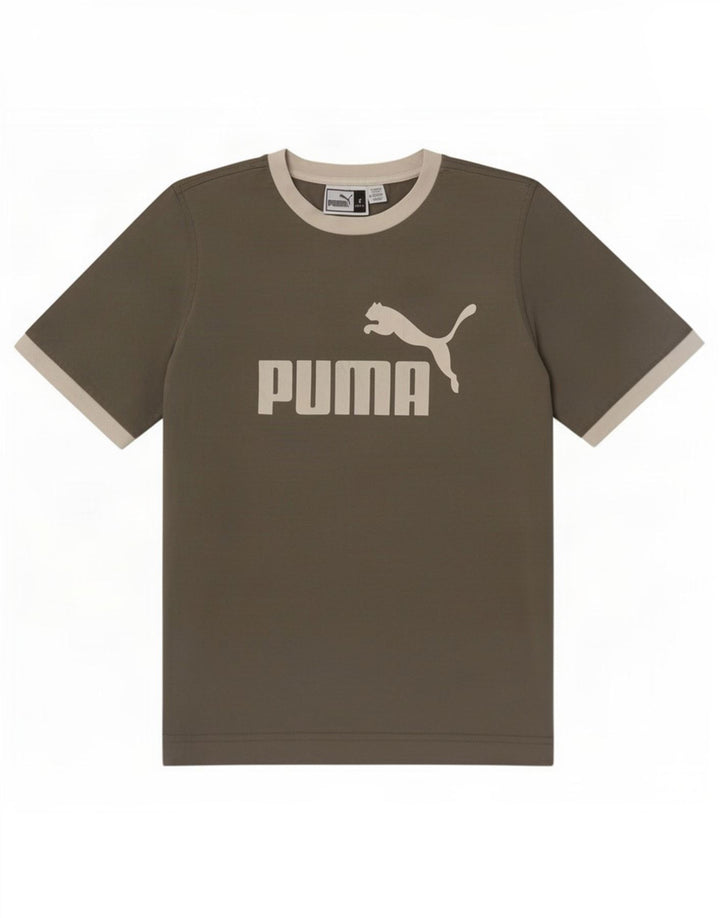 Puma Mens Graphic T-Shirt Top Small Grey