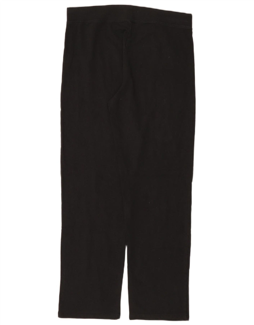 Marks & Spencer Womens Tracksuit Trousers UK 14 Large Black Cotton