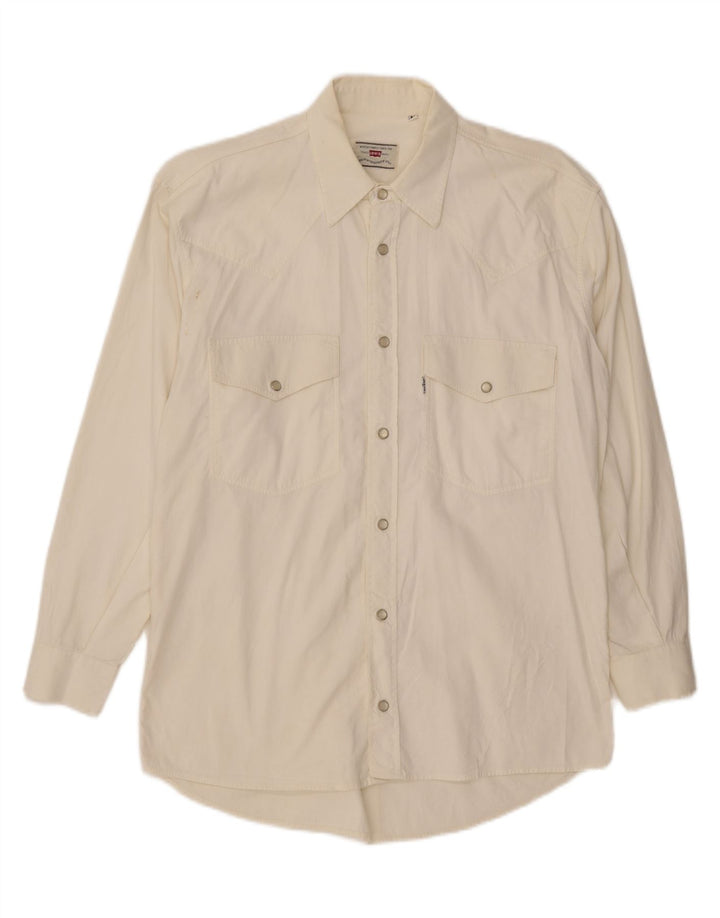 LEVI'S Mens Shirt Medium White