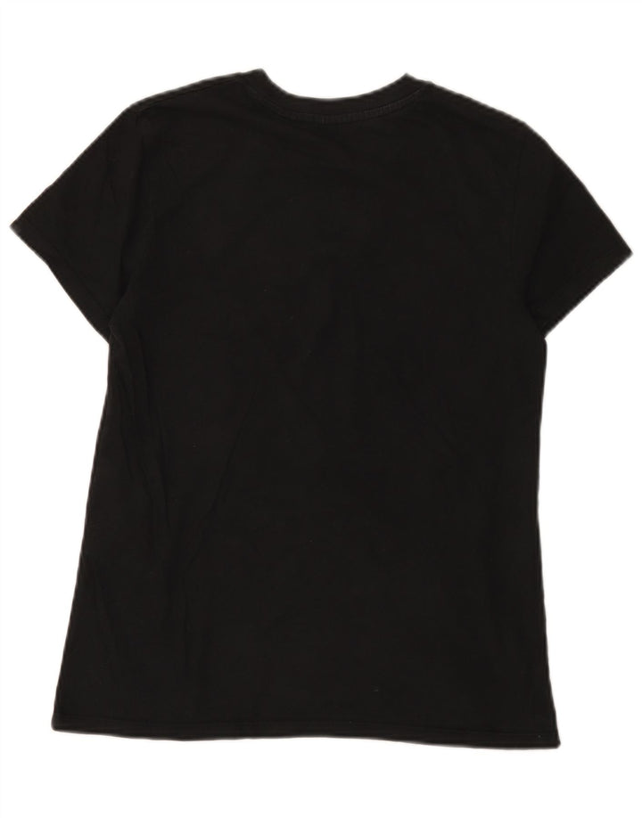Levi's Womens T-Shirt Top UK 10 Small Black Cotton
