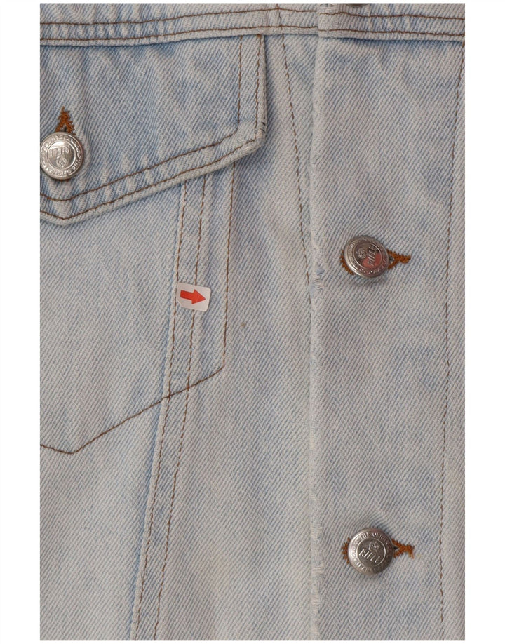 Rifle Womens Oversized Denim Jacket UK 18 XL Blue