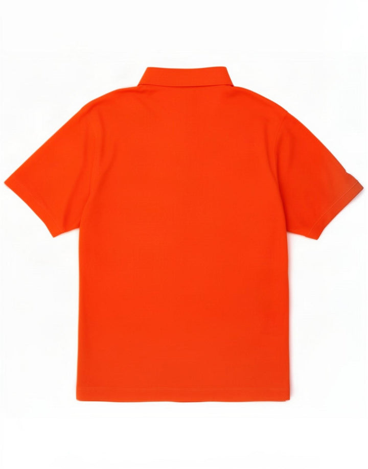 Nike Mens Polo Shirt Medium Orange Polyester