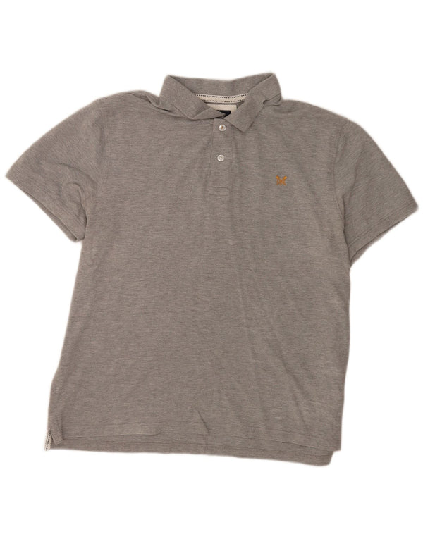 Crew Clothing Mens Polo Shirt 2XL Grey Cotton