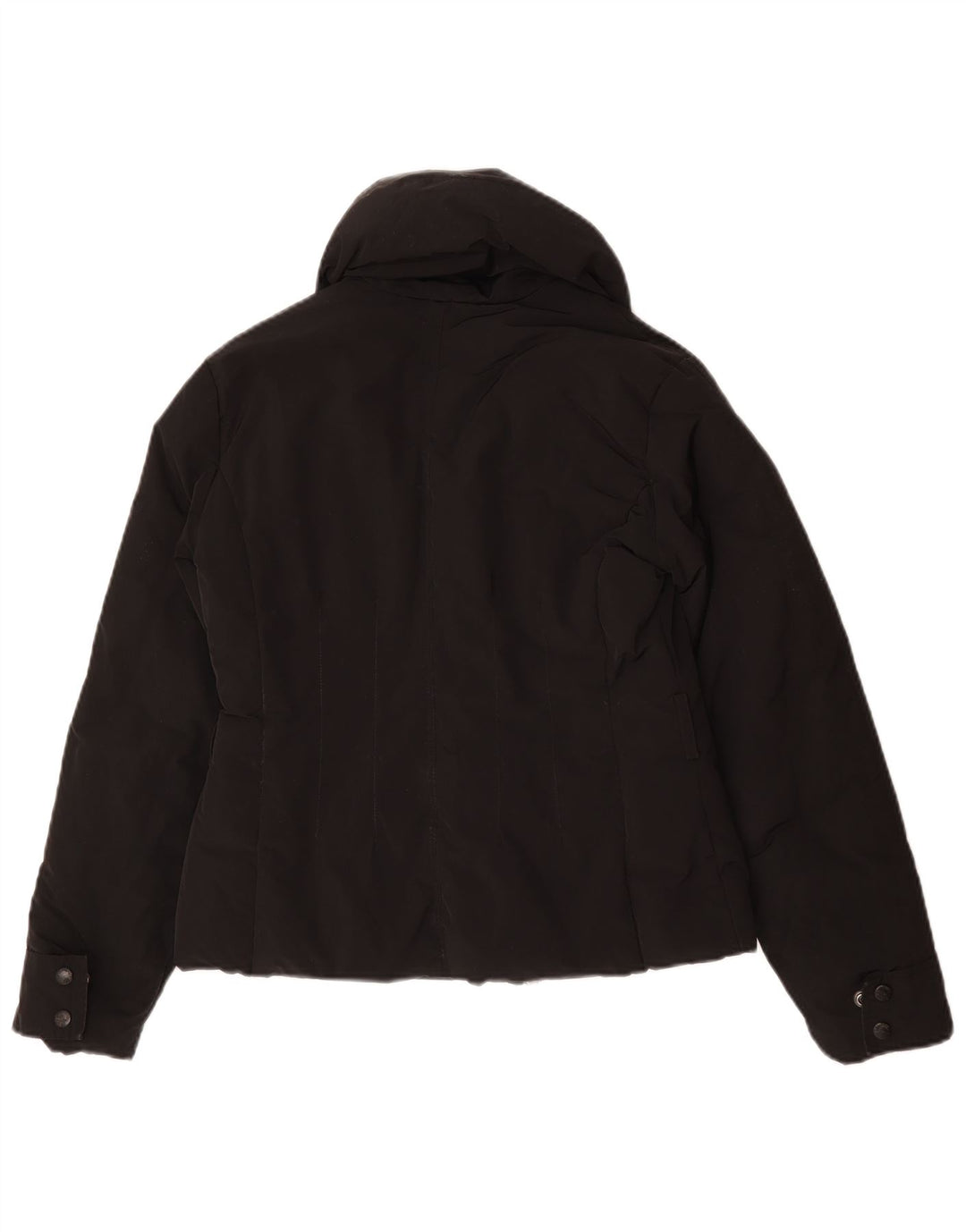 Bomboogie Womens Crop Padded Jacket UK 14 Large Black Polyester