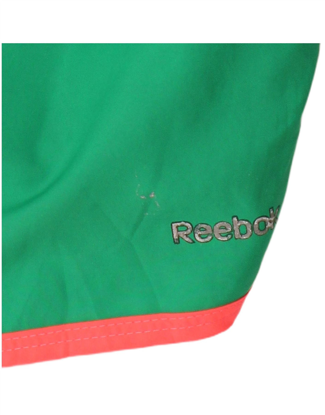 Reebok Womens Sport Shorts UK 12 Medium Green Colourblock Polyester
