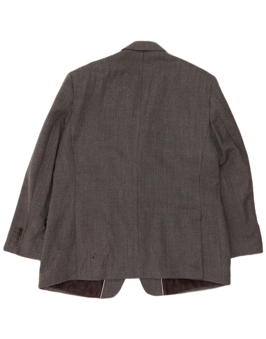 Marks & Spencer Mens Autograph 2 Button Blazer Jacket UK 46 XL Grey Wool