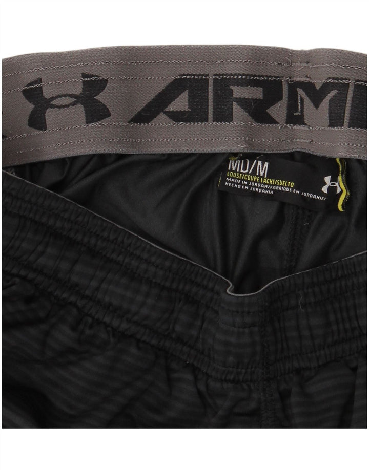 Under Armour Mens Graphic Sport Shorts Medium  Black Pinstripe