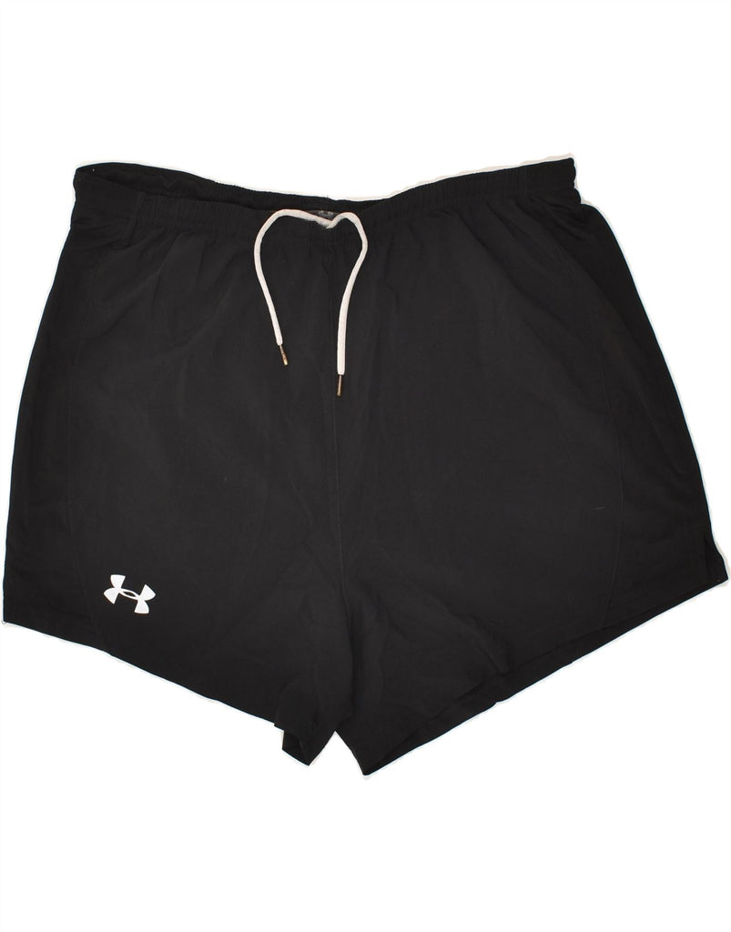 UNDER ARMOUR Mens Sport Shorts Medium Black Polyester | Vintage Under Armour | Thrift | Second-Hand Under Armour | Used Clothing | Messina Hembry 
