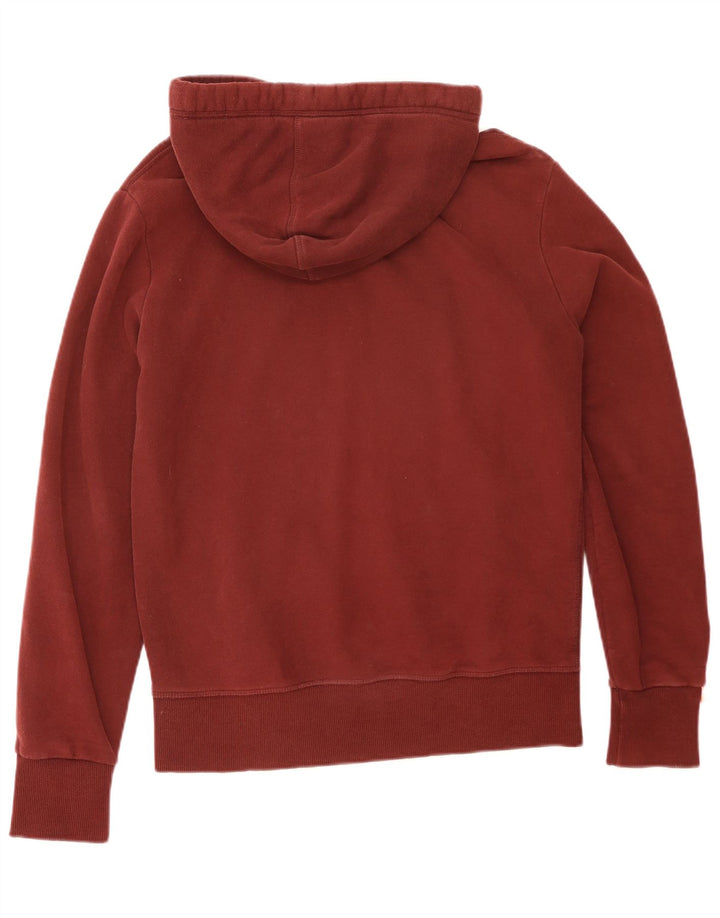 Superdry Mens Hoodie Jumper Medium Burgundy Cotton