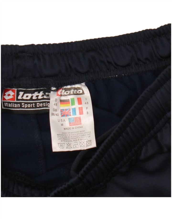 Lotto Mens Tracksuit Trousers UK 38/40 Medium  Navy Blue Polyester