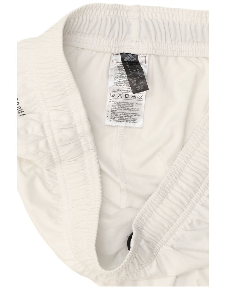 Adidas Mens Aeroready Sport Shorts Large White Polyester