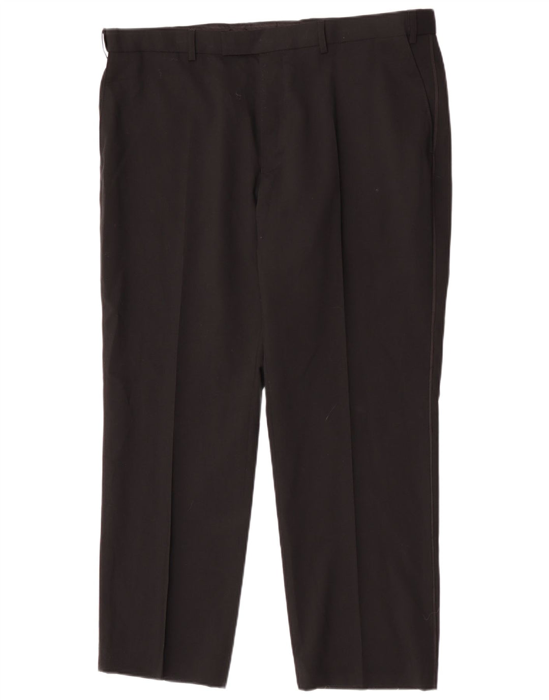 Marks & Spencer Mens Regular Fit Suit Trousers W40 L29 Black Wool