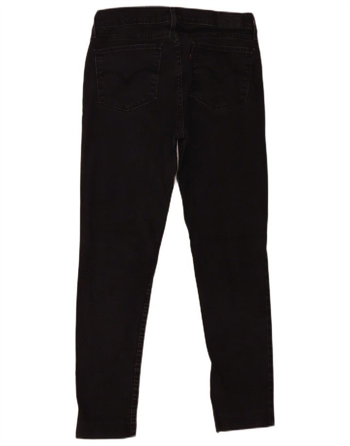 Levi's Womens Skinny Jeans W29 L27 Black Cotton
