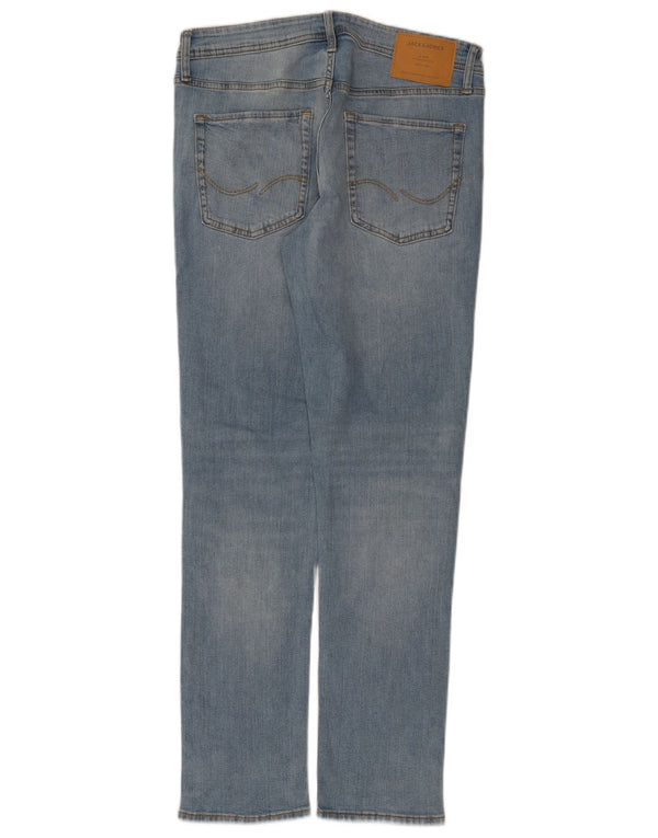 Jack & Jones Mens Slim Jeans W32 L32 Blue Cotton