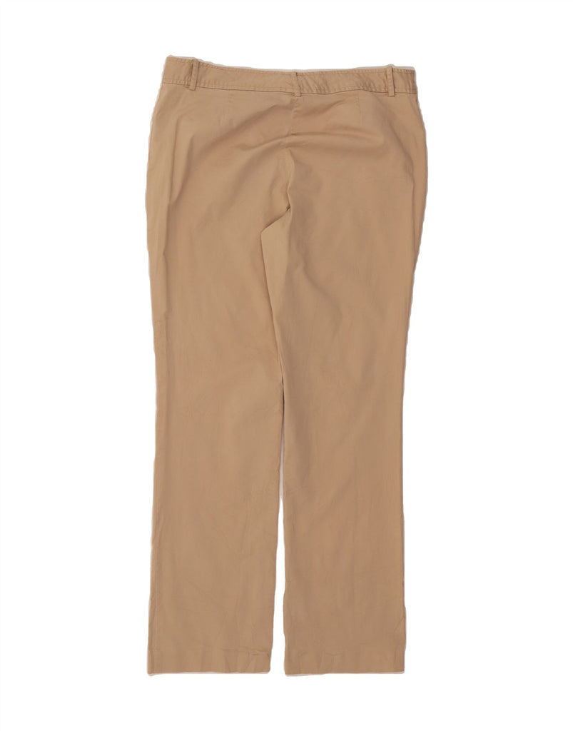 CHAPS Womens Straight Casual Trousers US 14 XL W32 L30 Beige Cotton Vintage Chaps and Second-Hand Chaps from Messina Hembry 
