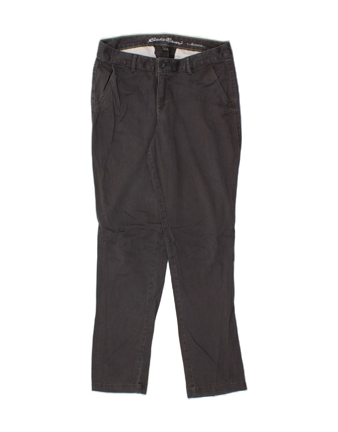 EDDIE BAUER Womens Boyfriend Chino Trousers US 6 Medium W30 L31 Grey Vintage Eddie Bauer and Second-Hand Eddie Bauer from Messina Hembry 