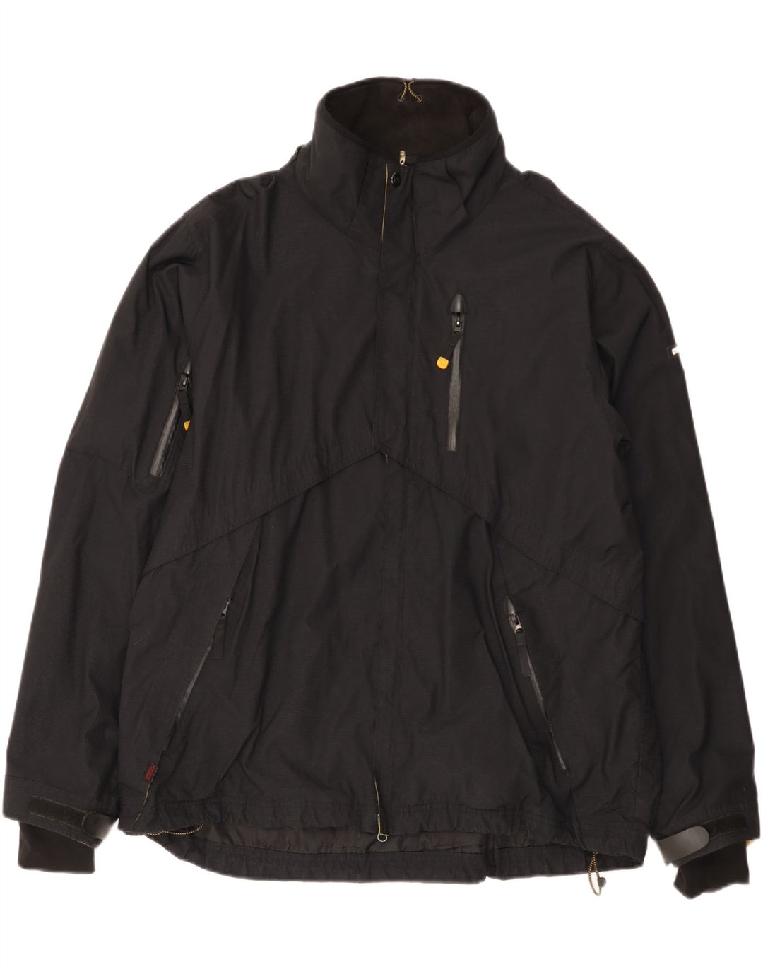 CAT Mens Rain Jacket UK 44 2XL Black Nylon