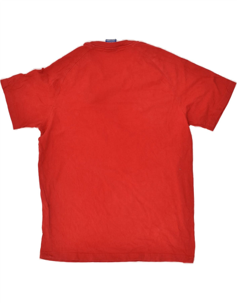 CHAMPION Mens T-Shirt Top Medium Red Cotton | Vintage Champion | Thrift | Second-Hand Champion | Used Clothing | Messina Hembry 