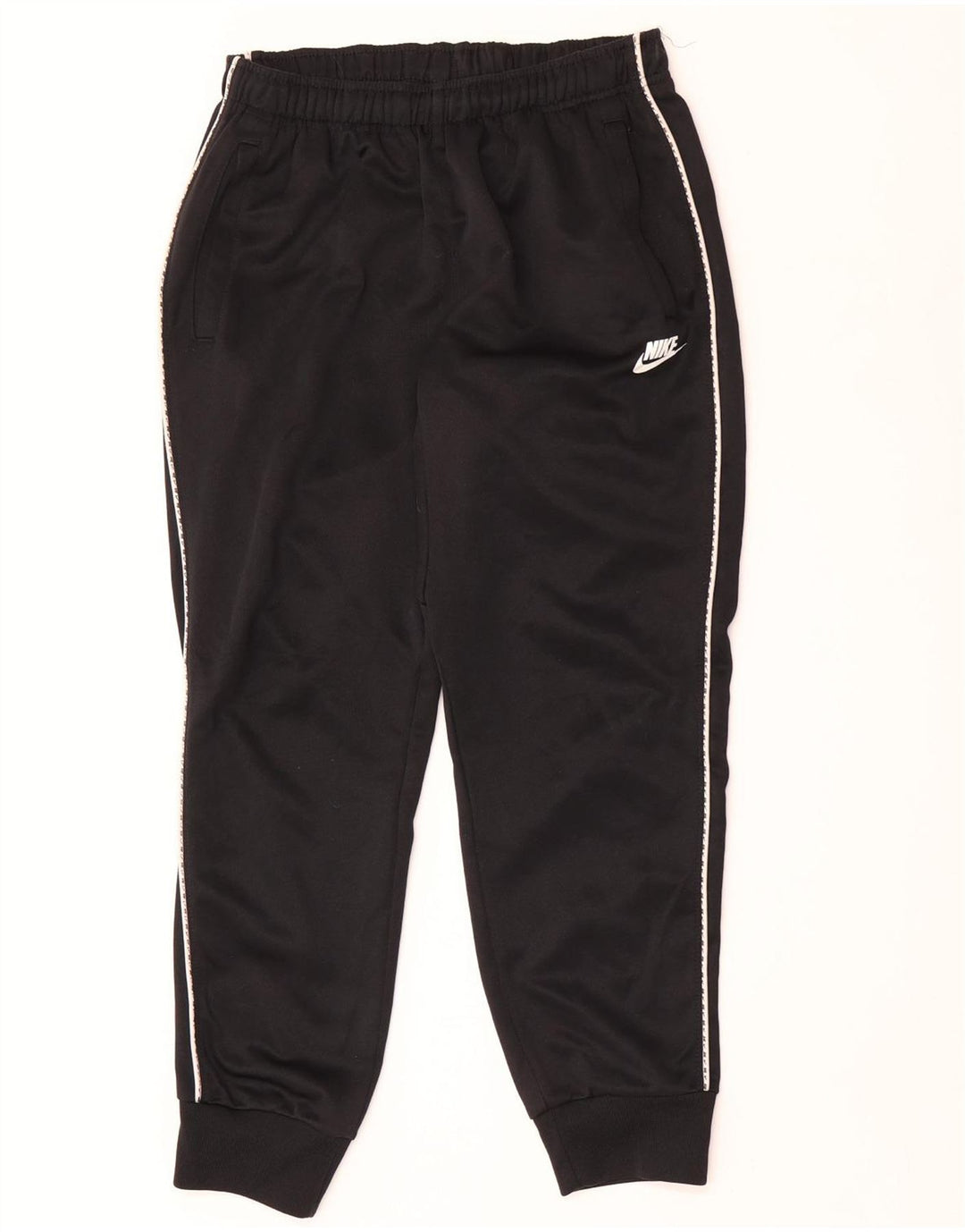 Nike Mens Tracksuit Trousers Joggers Small Black Polyester