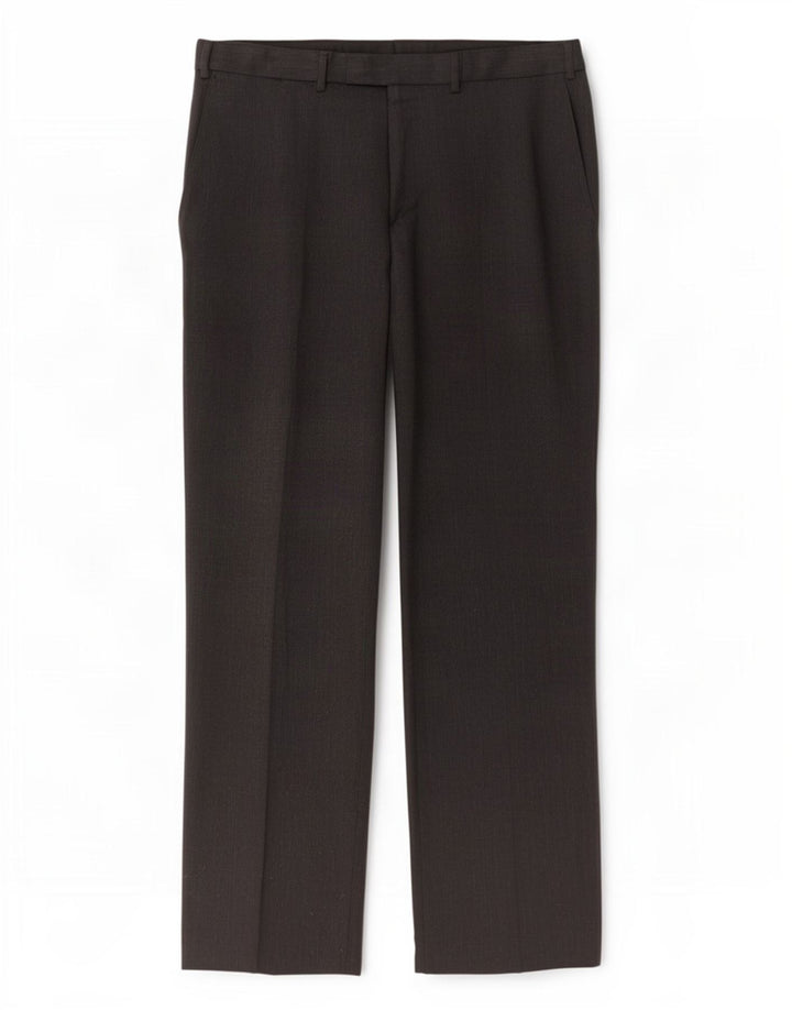Marks & Spencer Mens Straight Suit Trousers W36 L31 Grey Polyester
