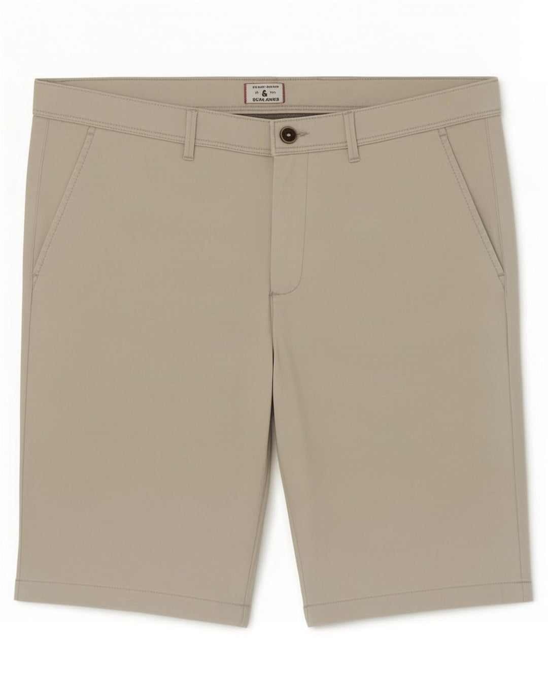 Jack & Jones Mens Regular Chino Shorts 2XL W42 Beige Cotton
