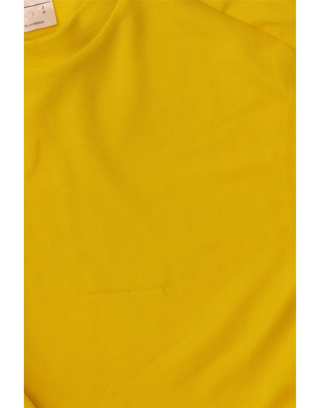 ADIDAS Mens Climalite T-Shirt Top Medium Yellow Polyester