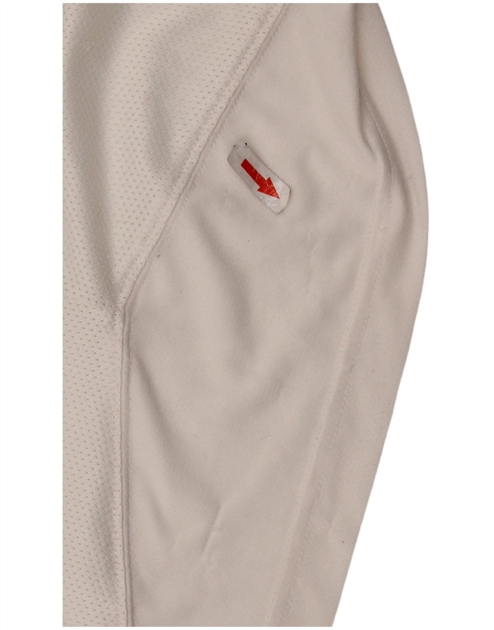 ADIDAS Mens Climalite Graphic Vest Top XL White Colourblock Polyester