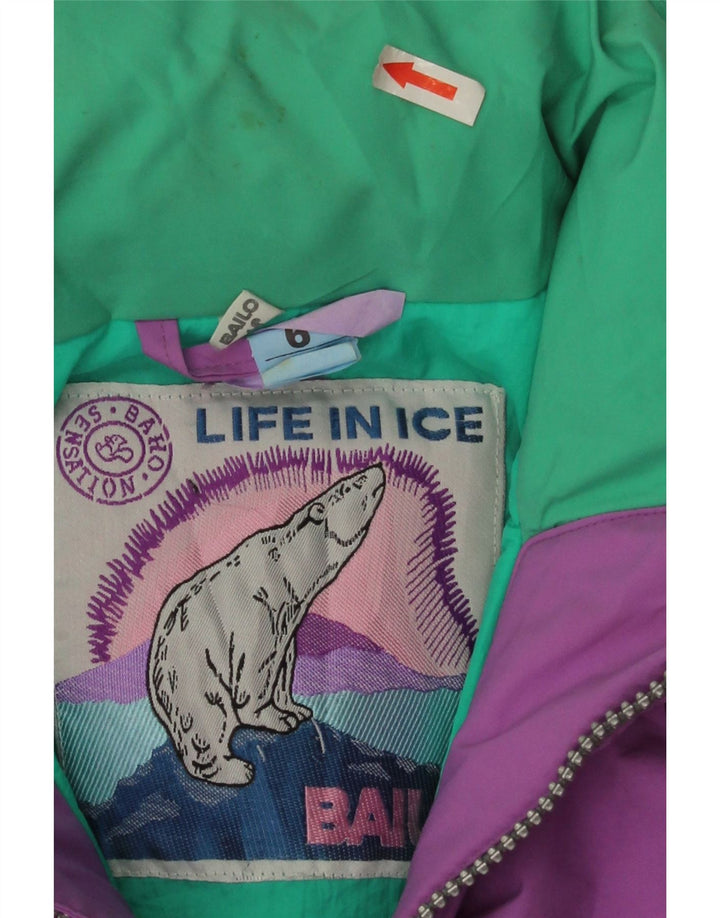 Bailo Womens Gore-Tex Waterproof Ski Jacket IT 46 Large Pink Colourblock