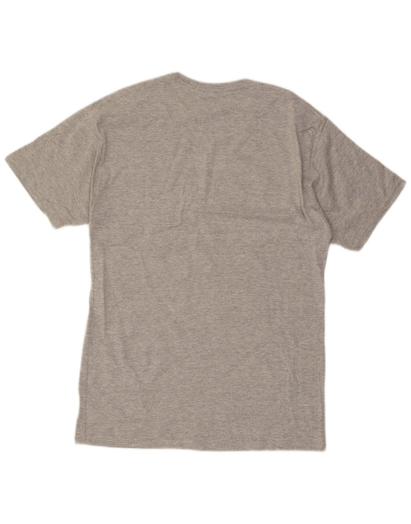 Champion Mens T-Shirt Top Medium Grey Flecked Cotton