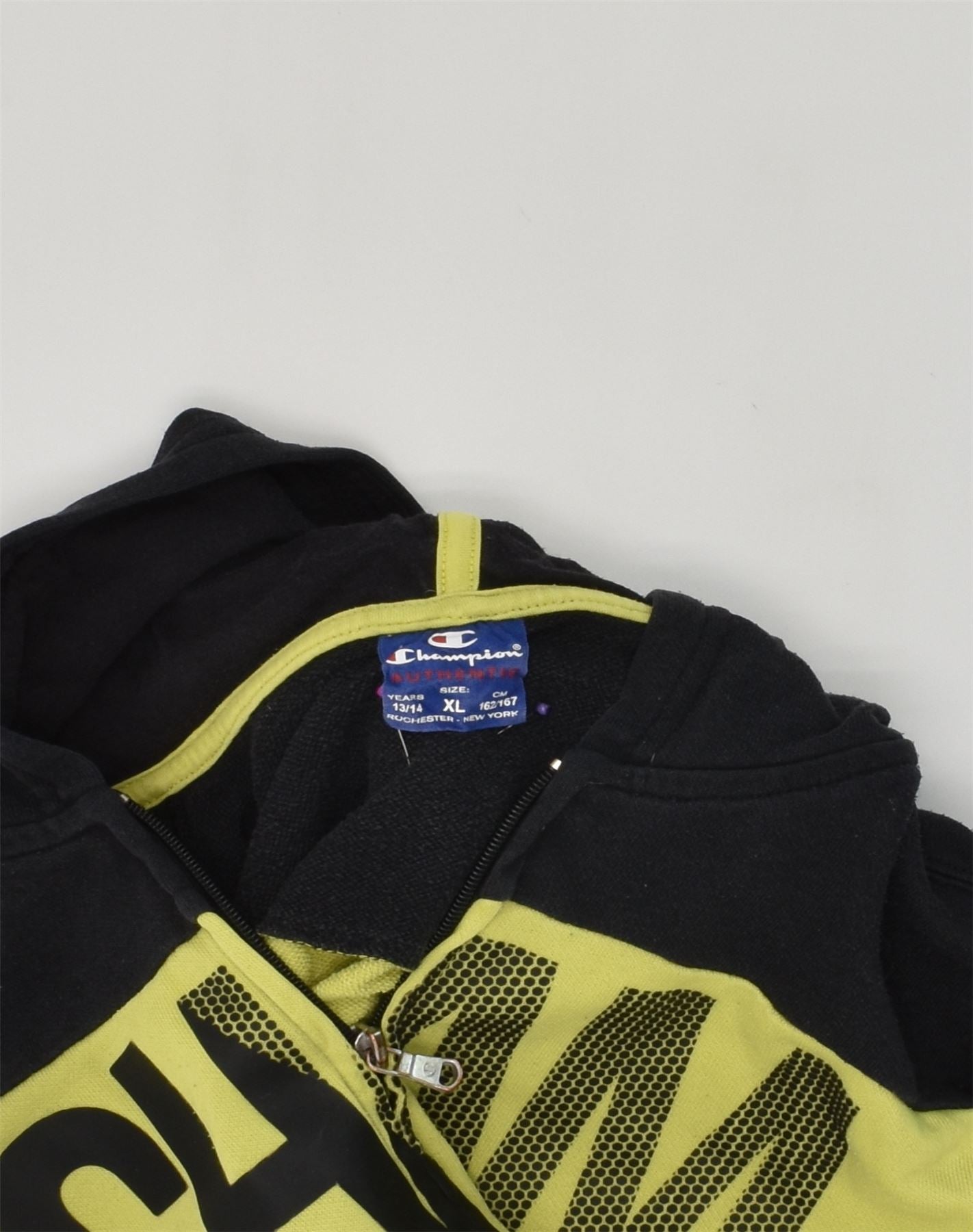 Champion sweater dark green clearance yellow