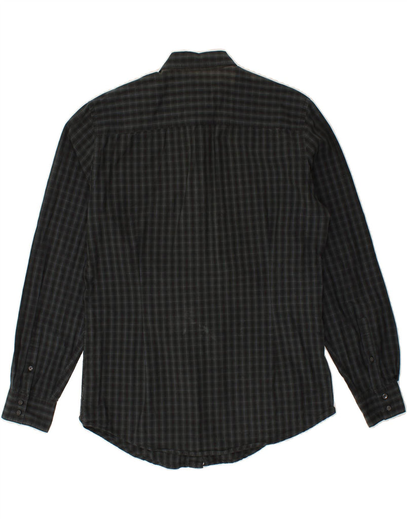 CALVIN KLEIN Mens Shirt Large Green Check Cotton Vintage Calvin Klein and Second-Hand Calvin Klein from Messina Hembry 