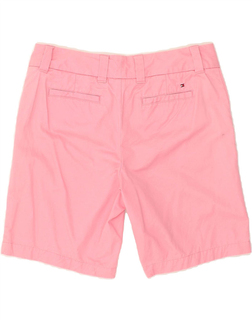 TOMMY HILFIGER Womens Chino Shorts US 8 Medium W32 Pink Cotton | Vintage Tommy Hilfiger | Thrift | Second-Hand Tommy Hilfiger | Used Clothing | Messina Hembry 