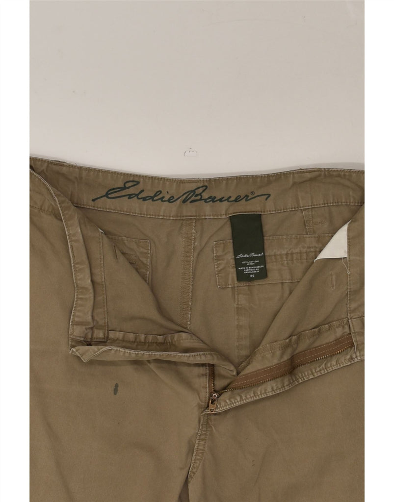 EDDIE BAUER Mens Chino Shorts W40 XL Beige Cotton | Vintage Eddie Bauer | Thrift | Second-Hand Eddie Bauer | Used Clothing | Messina Hembry 