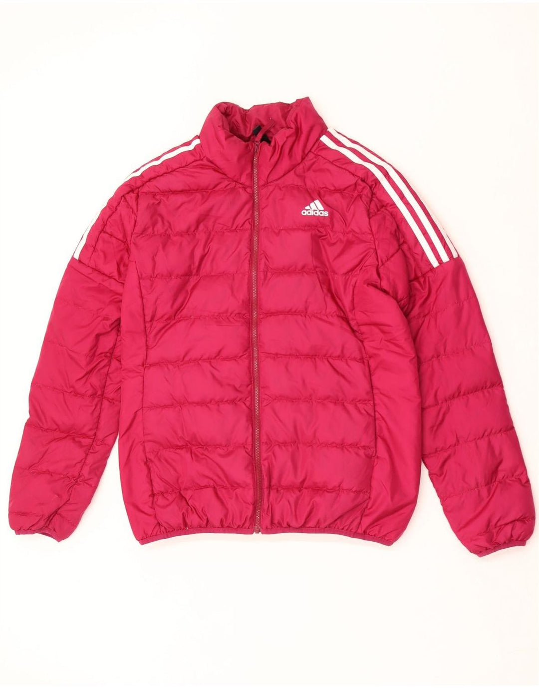 Adidas Womens Padded Jacket UK 16/18 Large Pink Polyester