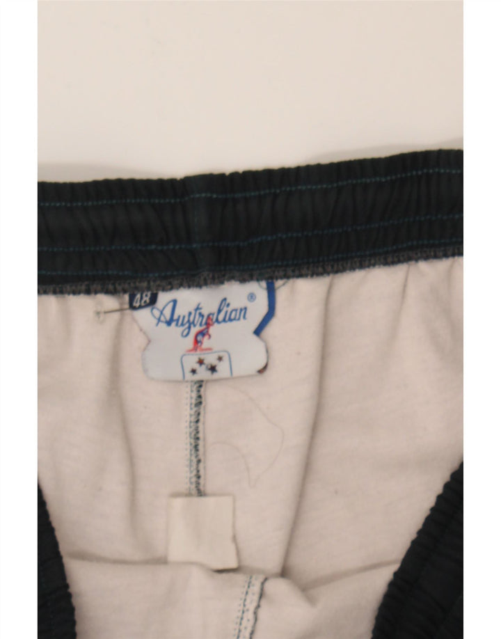 AUSTRALIAN L'ALPINA Mens Tracksuit Trousers IT 48 Medium  Navy Blue Vintage AUSTRALIAN L'ALPINA and Second-Hand AUSTRALIAN L'ALPINA from Messina Hembry 