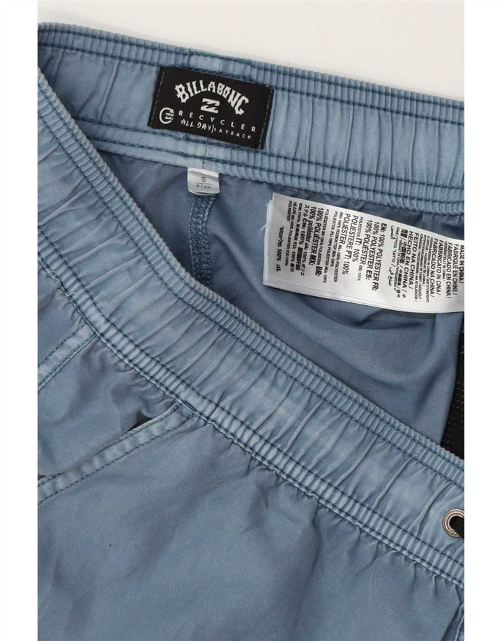 Billabong Mens Swimming Shorts Small Blue Polyester