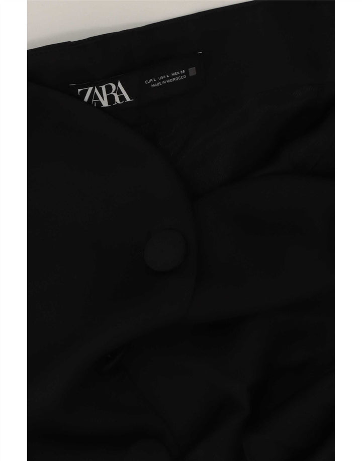 Zara Womens Strapless Top UK 14 Large Black