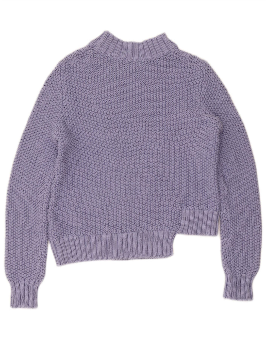Marks & Spencer Womens Turtle Neck Jumper Sweater UK 10 Small Purple