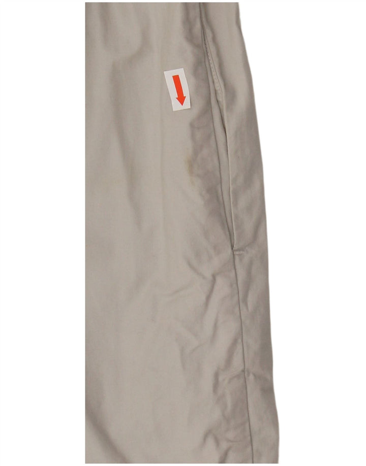 COS Womens Shift Dress EU 36 Small Grey Geometric Cotton