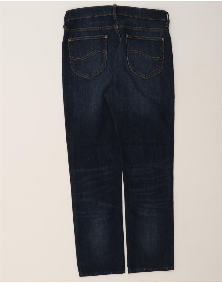 LEE Womens Rider Slim Jeans W32 L28 Navy Blue Vintage Lee and Second-Hand Lee from Messina Hembry 